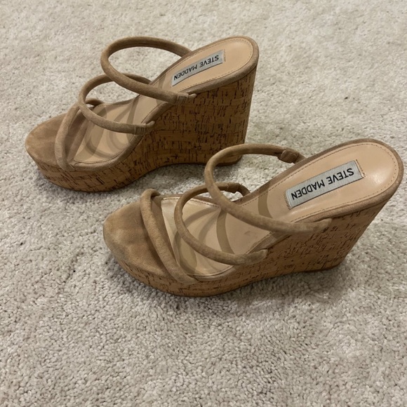 Steve Madden Summer Camel Suede - Picture 1 of 6
